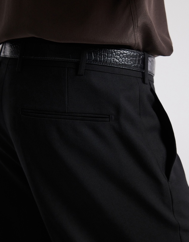 Calibre - Straight Leg Wool Pants Black
