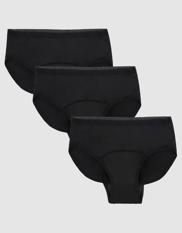 Love Luna - 3 Pack Women's Light Bladder Leakage Full Brief