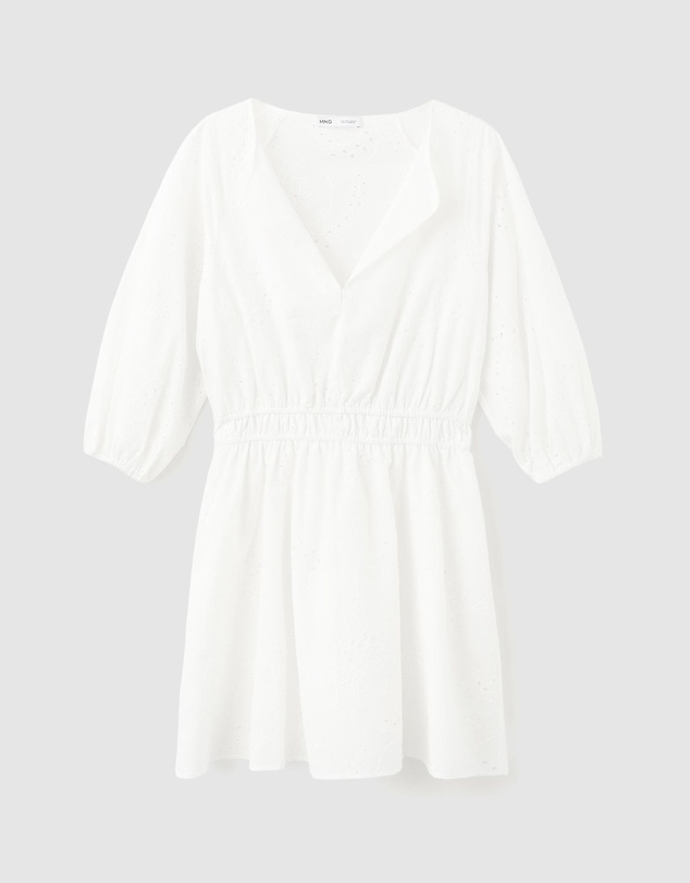 M.N.G - Embroidered Short Dress
