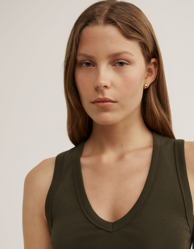 Witchery - Fine Rib V-neck Tank