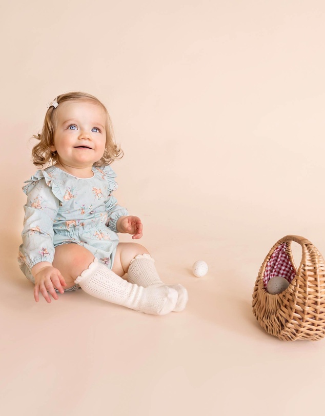 Bebe by Minihaha - Winnie LS Woven Romper - Babies