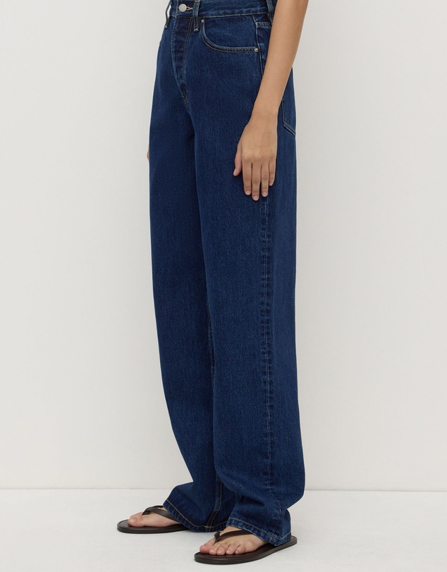Assembly Label - High Rise Straight Jeans