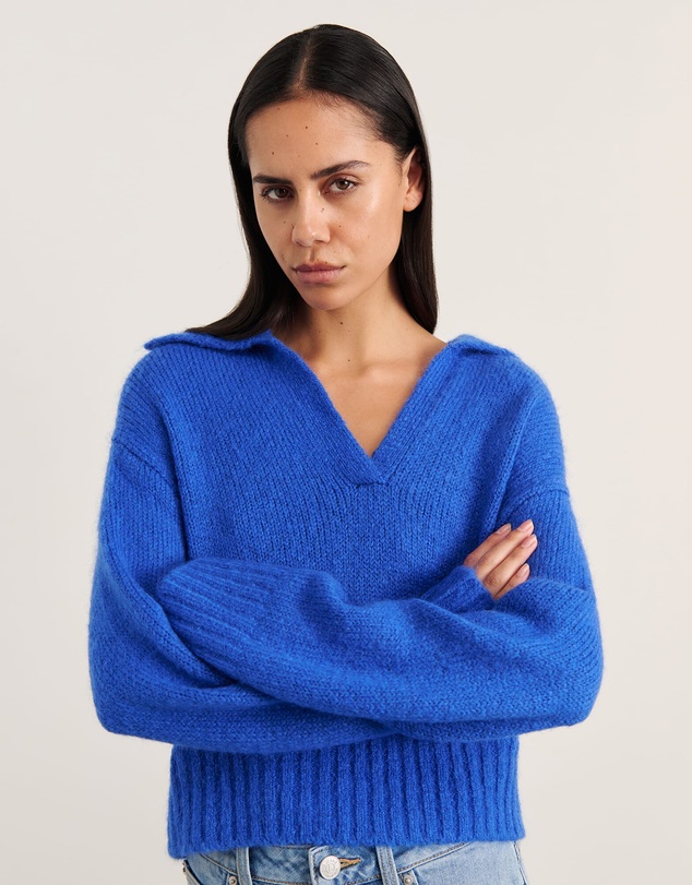 Jag - Lily Collared Knit