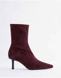 & Other Stories - Stretch-Leather Ankle Boots