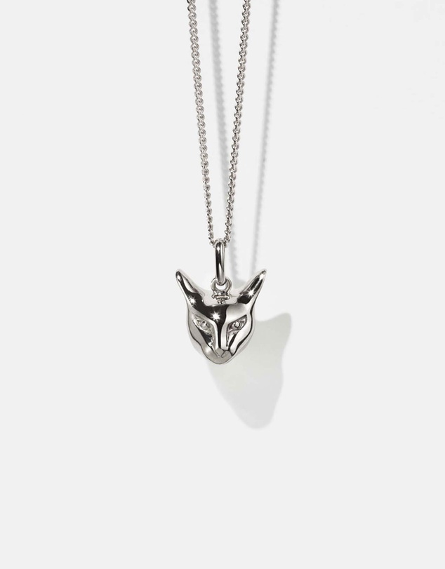 Meadowlark - Cat Charm Necklace