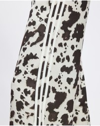 adidas Originals - Satin Cow Print Wide Leg Pants