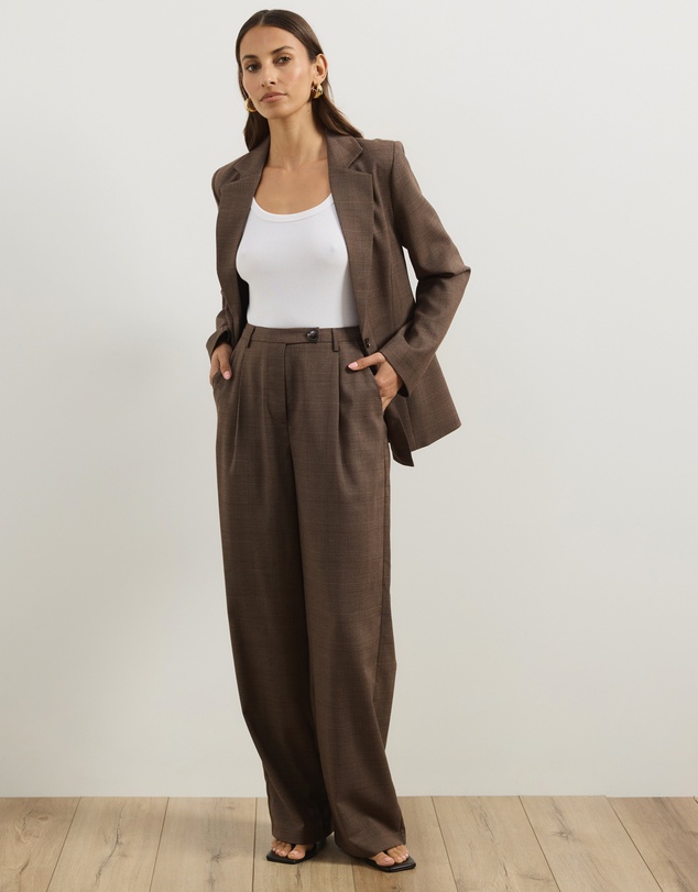 Atmos&Here - Helena Check Suiting Pants