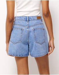 AERE - Mia Classic Denim Shorts