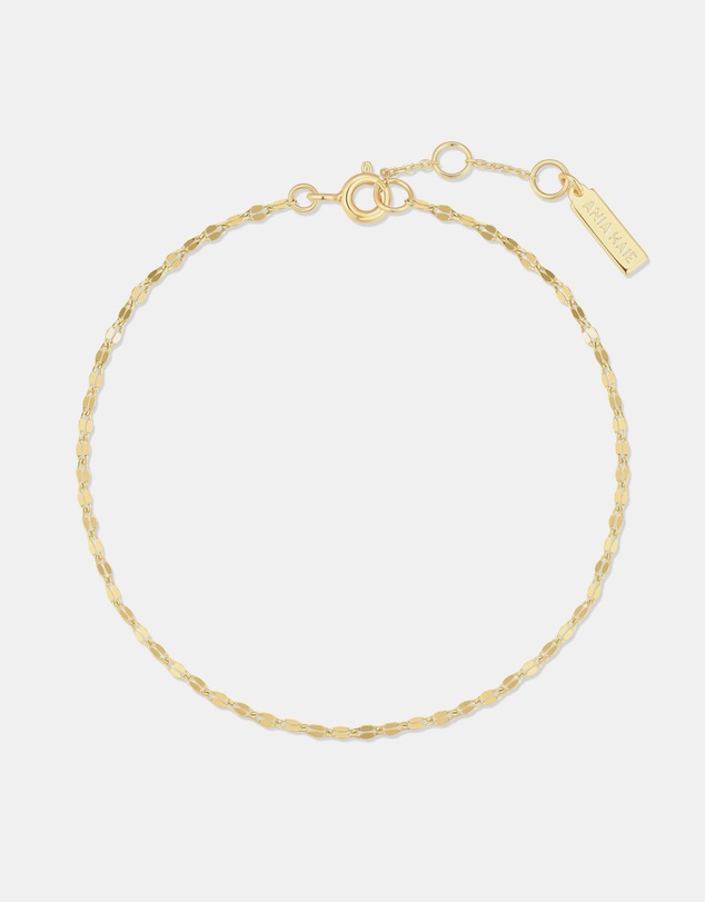 Ania Haie - Gold Textured Chain Bracelet