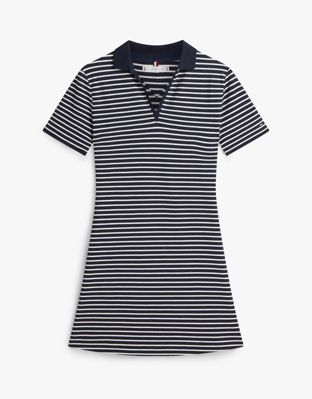 Tommy Hilfiger - Pique Mini Lyocell Polo Dress