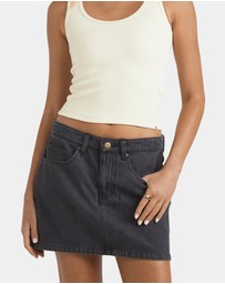 Billabong - Womens Frankie Denim Mini Skirt