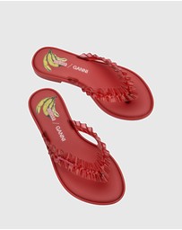 Melissa - MELISSA FLIP FLOP SLIM + GANNI