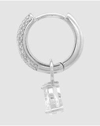 Georgini - GEORGINI WISTERIA DUO PEAR EARRINGS SILVER