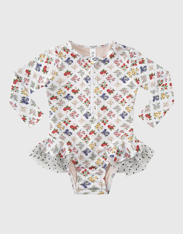 Aqua Blu Kids - Petit Four Long Sleeve One Piece - Babies