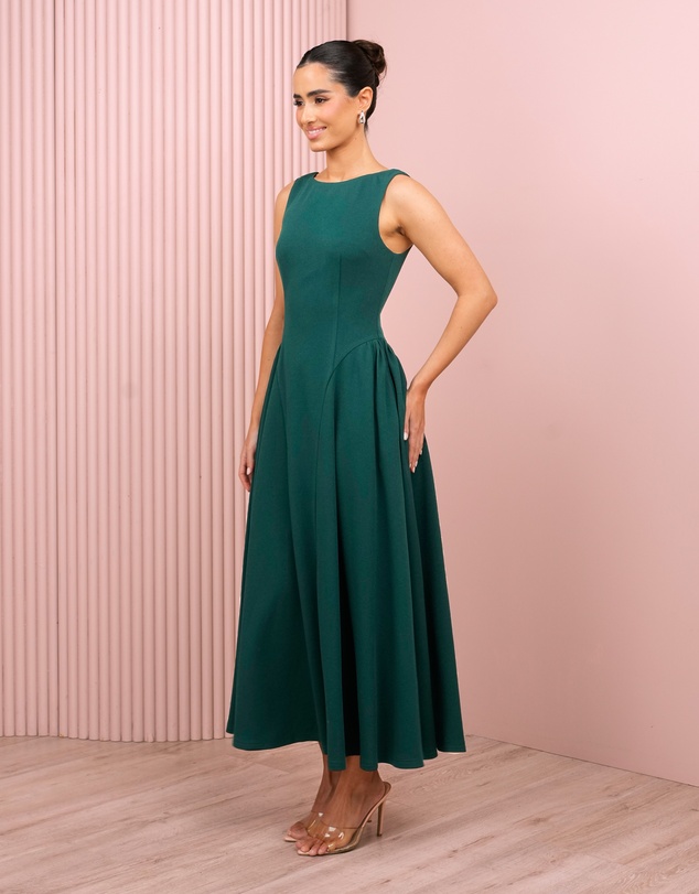 Azzurielle - Sophie Full Skirt Midi Dress