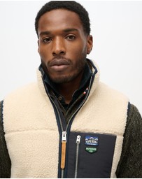 Superdry - Vintage Retro Fleece Gilet