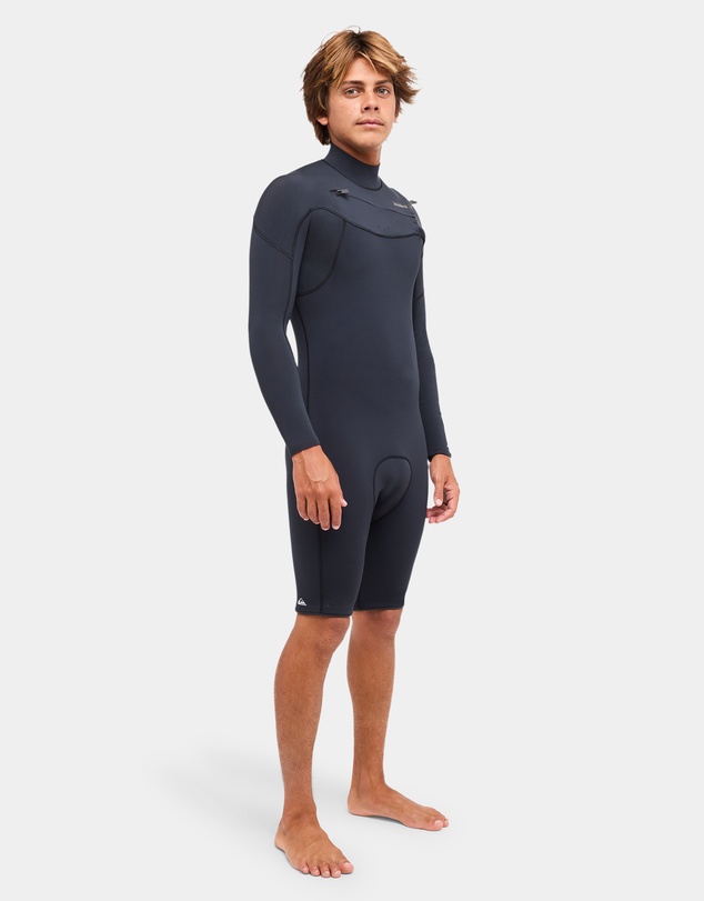 Quiksilver - Mens 2/2mm Everyday Sessions Chest Zip Long Sleeve Springsuit