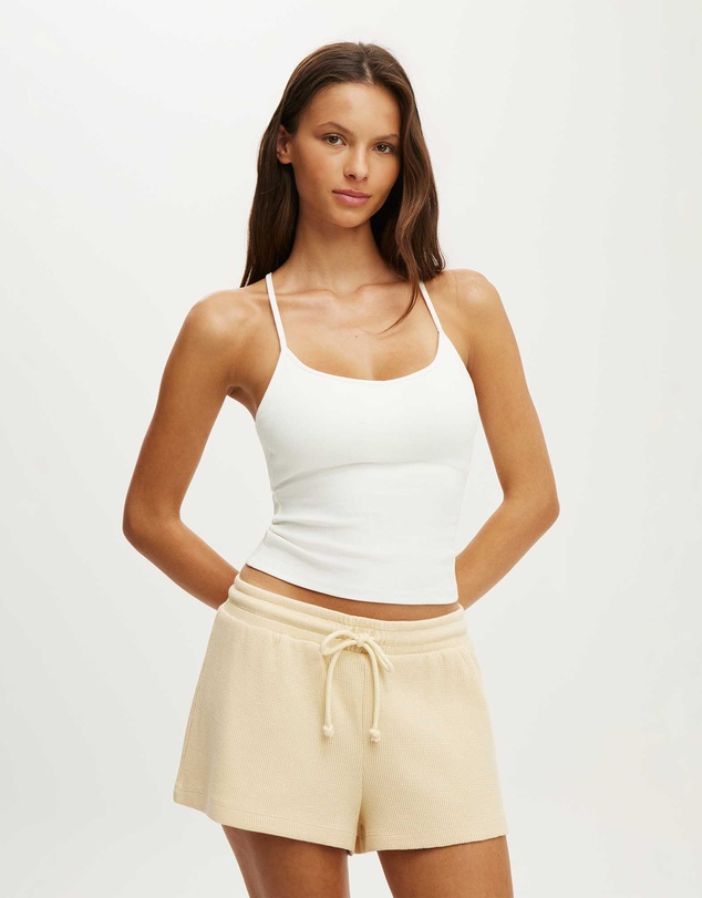 Cotton On Body - Off Duty Waffle Cheeky Short