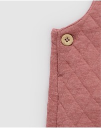 Purebaby - Quilted Overall -Kids-Babies