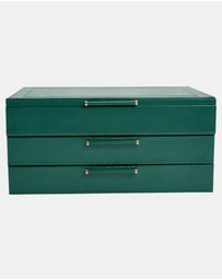 Wolf - Wolf Sophia Jewelry Box Forrest Green