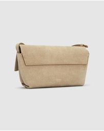 Oroton - Etta Medium Suede Clutch