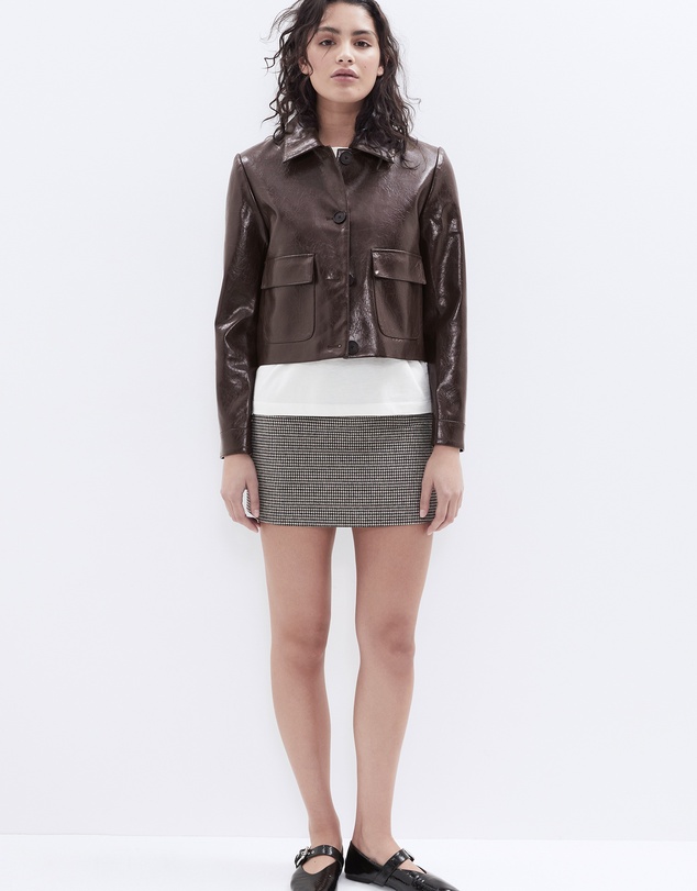 UNISON - Check Mini Skirt