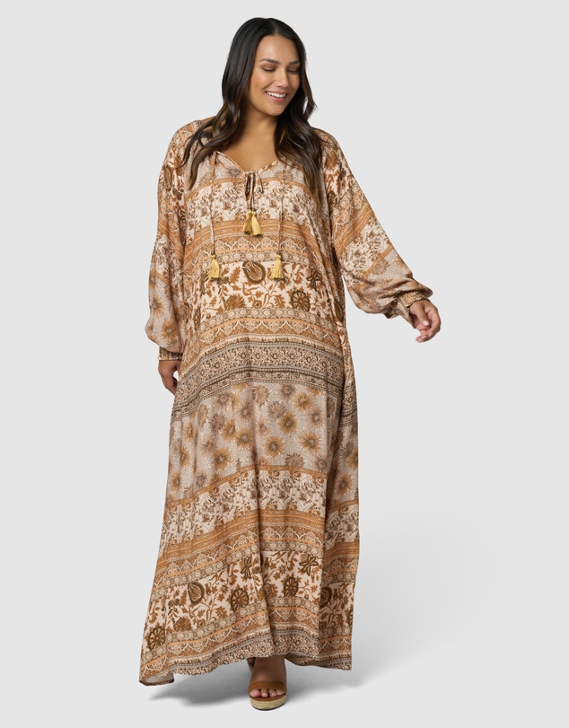 The Poetic Gypsy - Bliss in the Breeze Maxi Dress