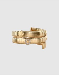 Philipp Plein - $NAKE HEXAGON Gold-Tone Bracelet