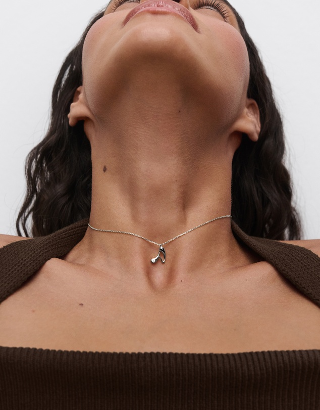 PDPAOLA - Initial 2026 A Silver Pendant Necklace