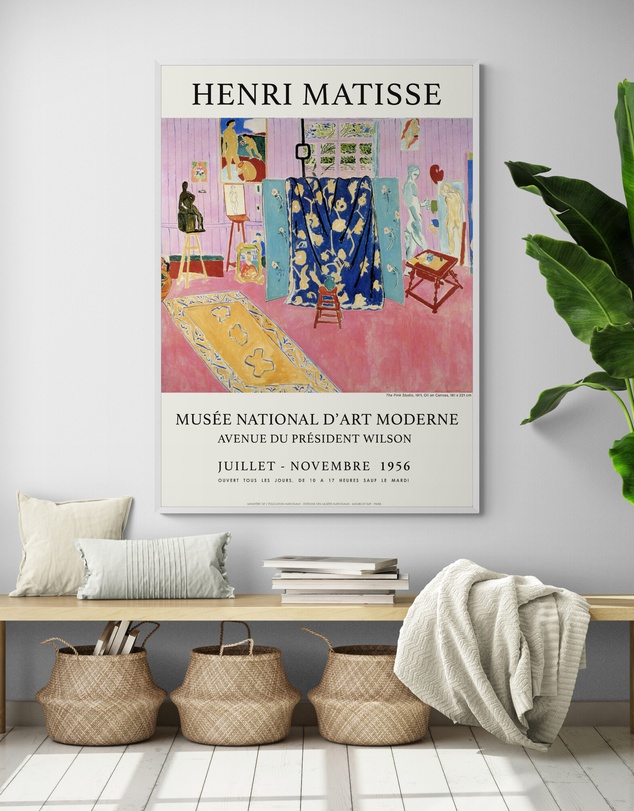 Inka Arthouse - The Pink Studio by Henri Matisse Art Print