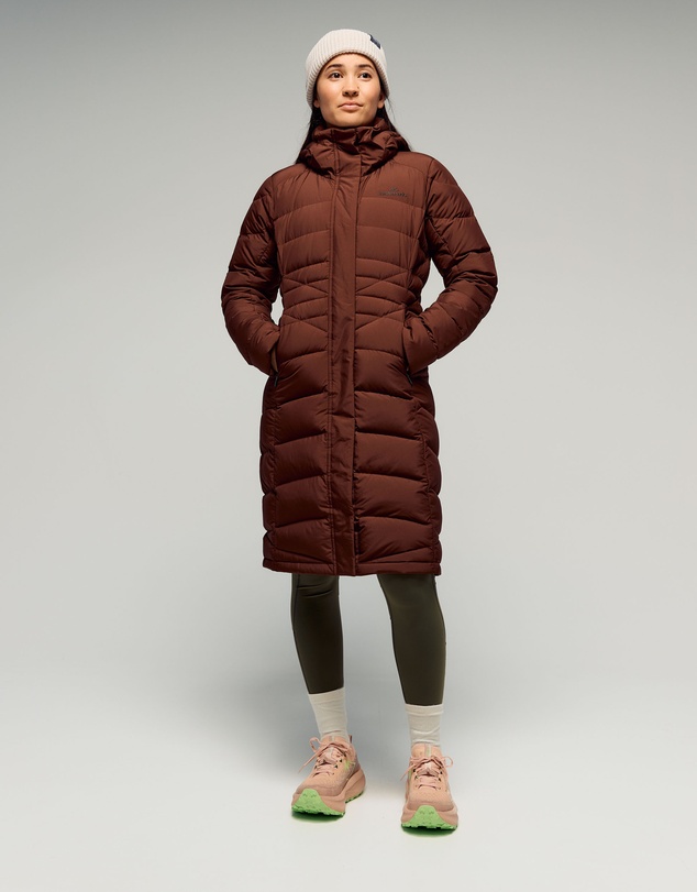 Kathmandu - Winterburn Down Puffer 600 Fill Longline Warm Winter Coat