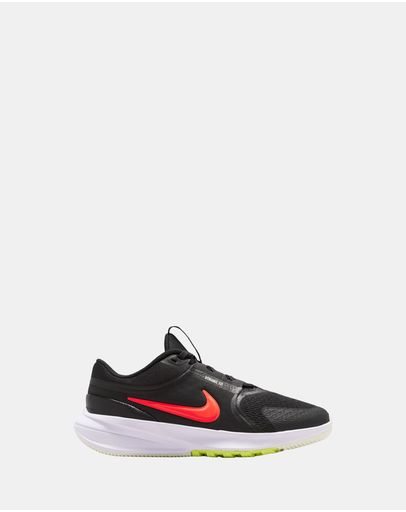 Black/Bright Crimson