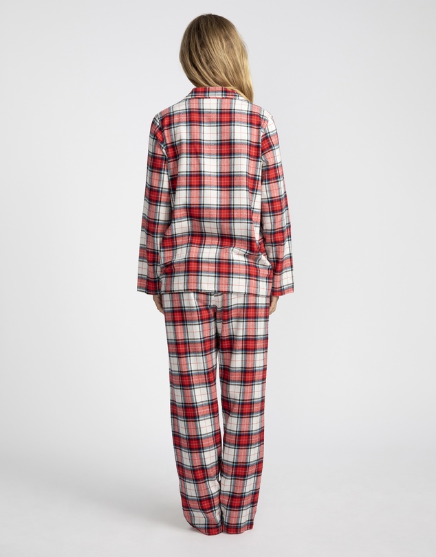 Mitch Dowd - Red Check Flannel Pyjama Set