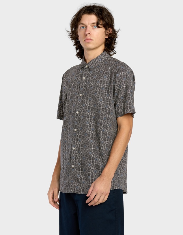 Volcom - Mens Scaller Stone Woves Short Sleeve Shirt