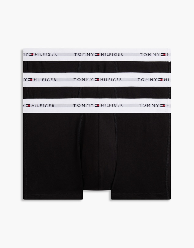 Tommy Hilfiger - 3-Pack Essential Logo Waistband Trunks