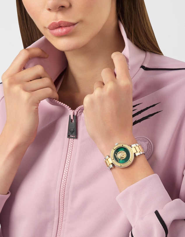 Plein Sport - OPIUM 34mm Gold Tone Analogue Watch