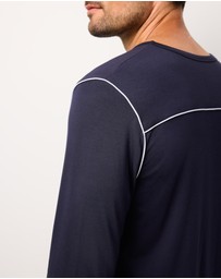 Wanderluxe Sleepwear - Nox TENCEL Modal Long Top & Long Pants