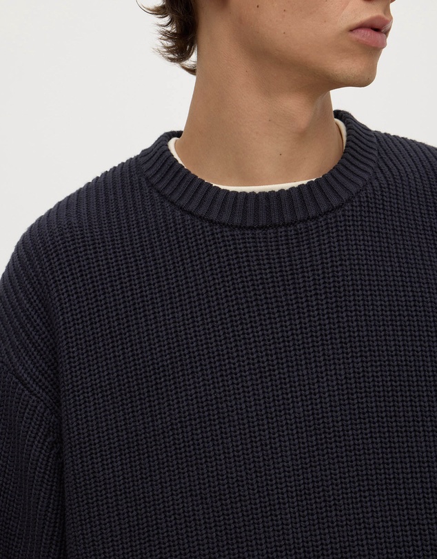 Assembly Label - Carson Cotton Rib Knit Jumper