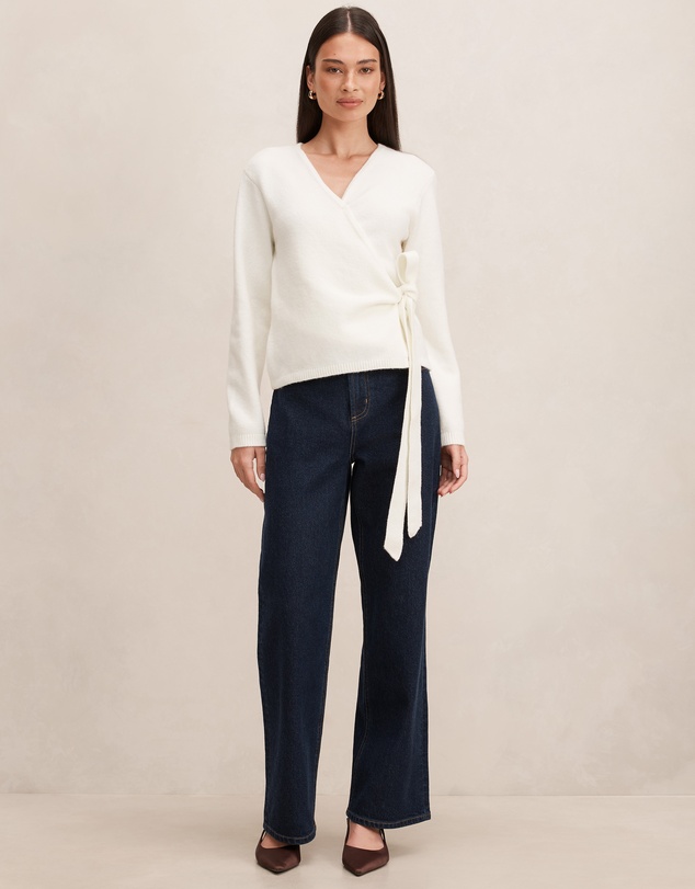 Forever New - Elysia Wrap Knitted Cardigan