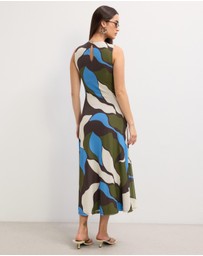 The Fated - Jasmine Mesh Midi Dress