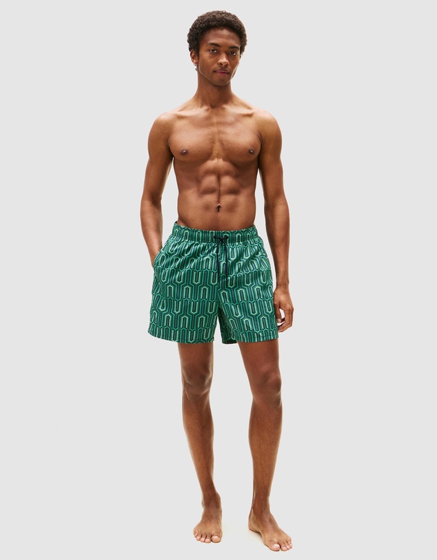 Tommy Hilfiger - Print Mid-Length Swim Shorts
