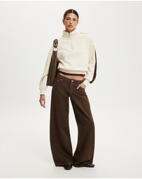 Cotton On - Quarter Zip Sweatshirt