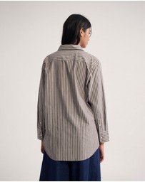 Oxford - Hailey Striped Euro Fabric Shirt