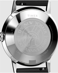 TIMEX - Timex x The New Yorker Marlin® Hand Wind 34mm Leather Strap Watch