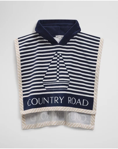 Country Road - Logo Swim Poncho