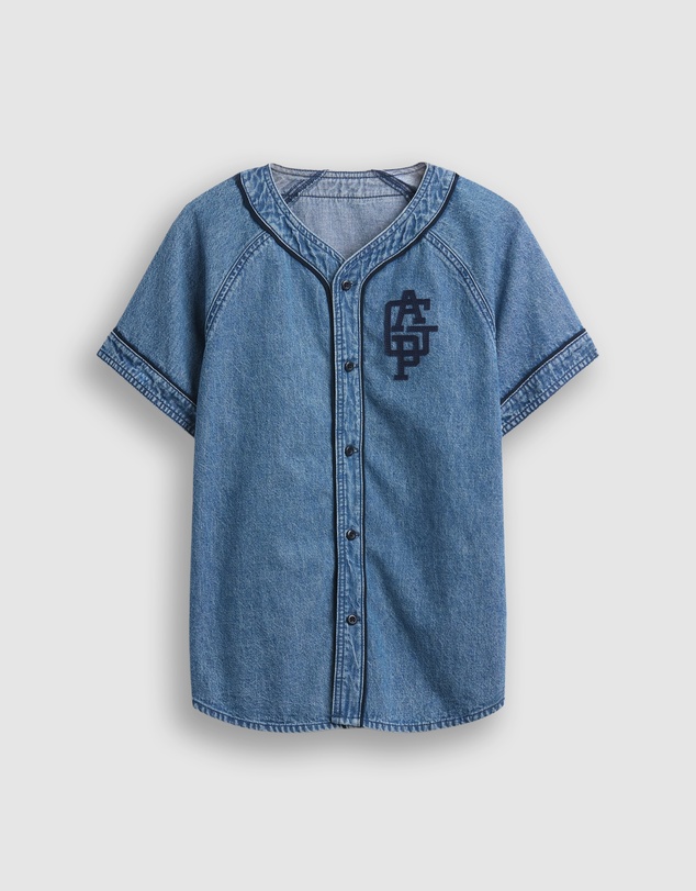 GAP - Denim Baseball Shirt - Teens