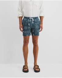 Country Road - Icon Print Swim Straight