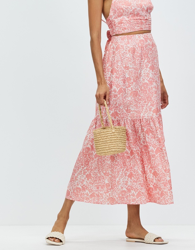 Peony - Tiered Maxi Skirt