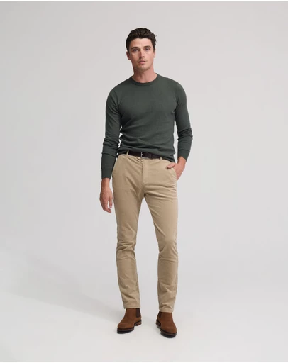 Oxford - Crew Neck Cotton Cashmere Knit