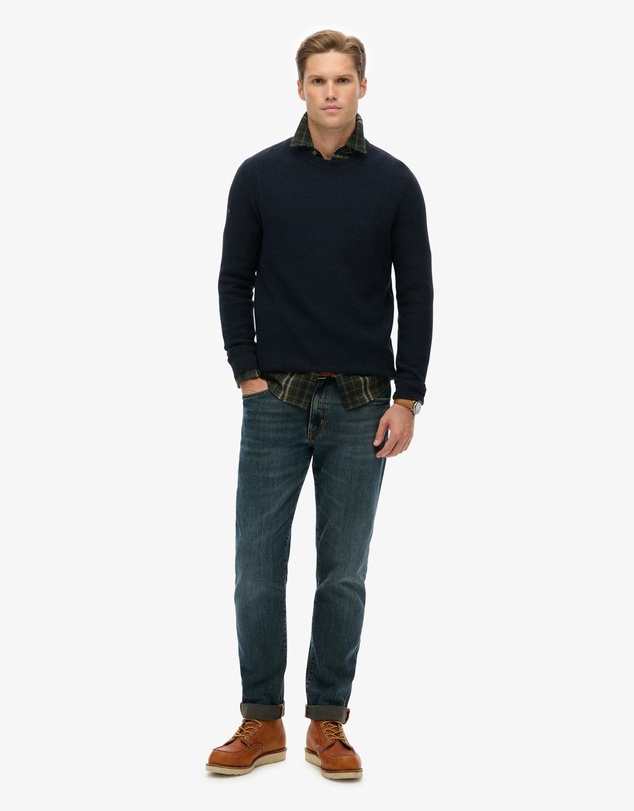 Superdry - Light Weight Cotton Texture Jumper